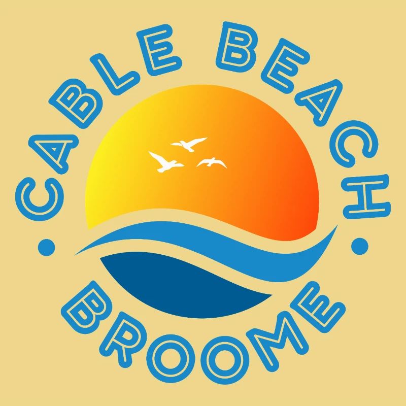 Plage de Cable Broome Coucher de soleil