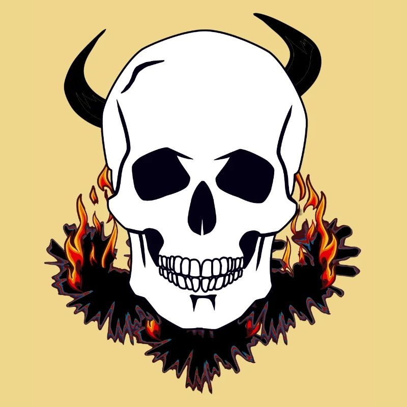 Devil Skull Purgatory Hell Satan diabolical death