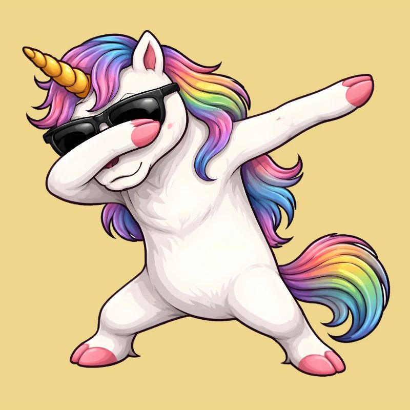 Dabbing Licorne