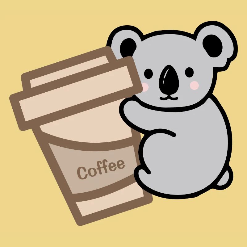Koala Needs Coffee