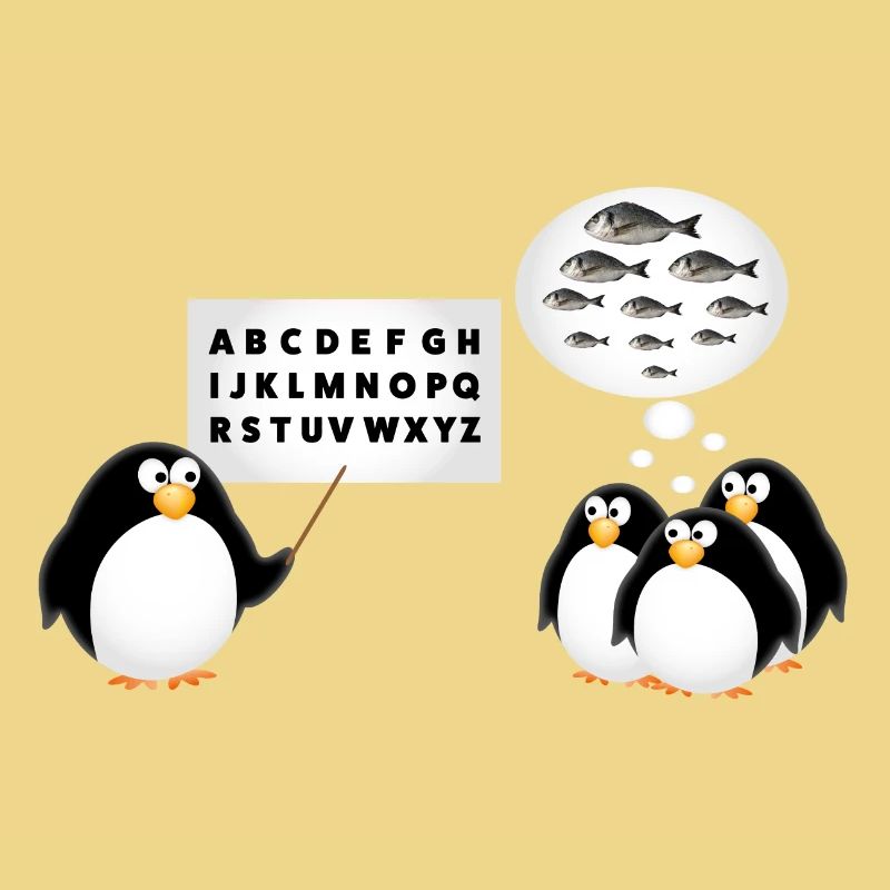 Schule - Pinguin