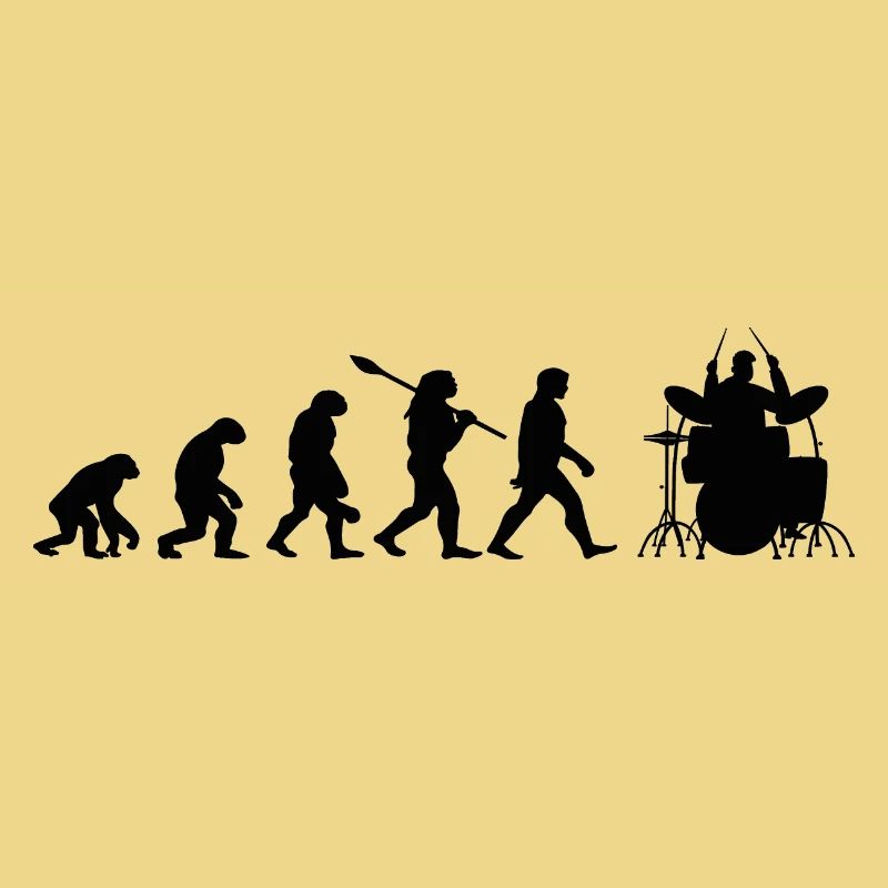 Evolution Drummer Player Gift Drummer