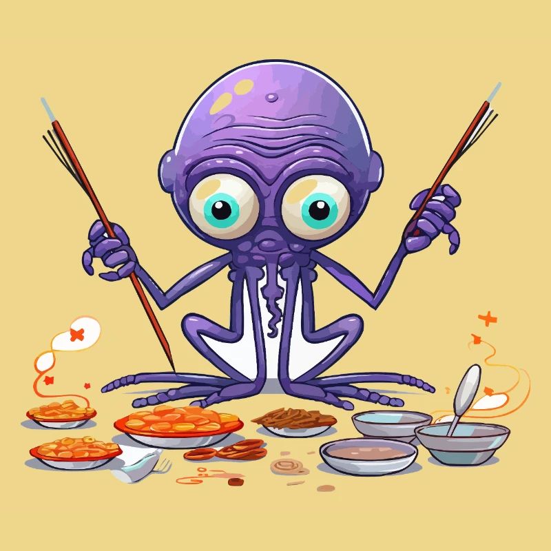 The Algae Octopus Chef