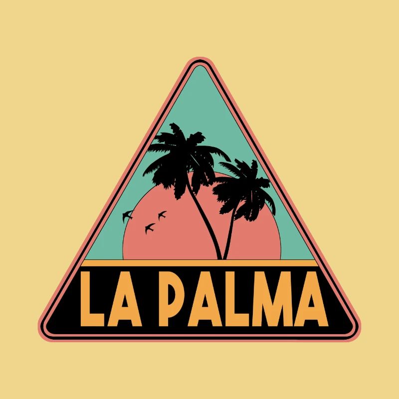 Triangle Palm Trees La Palma