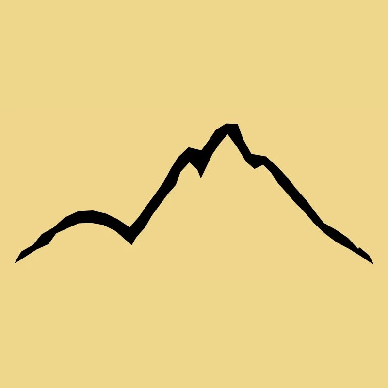 Conception de lignes de belles montagnes