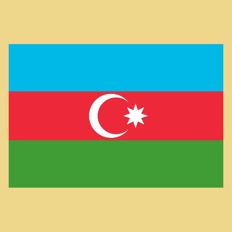 conception de l'affiche drapeau du drapeau de l'Azerbaïdjan Fahne