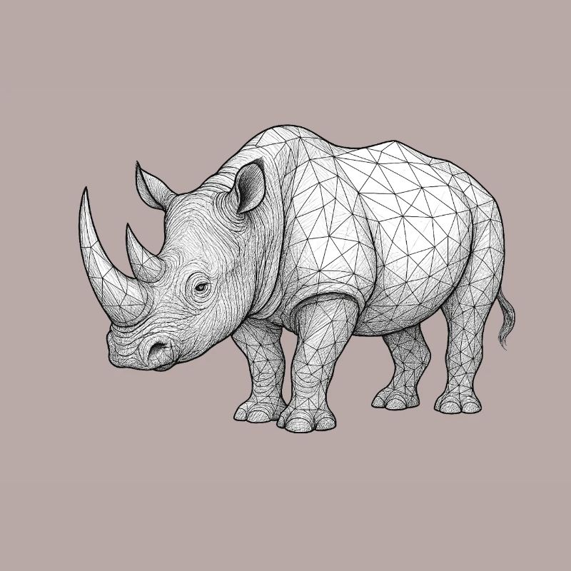Rhino Wireframe Pattern