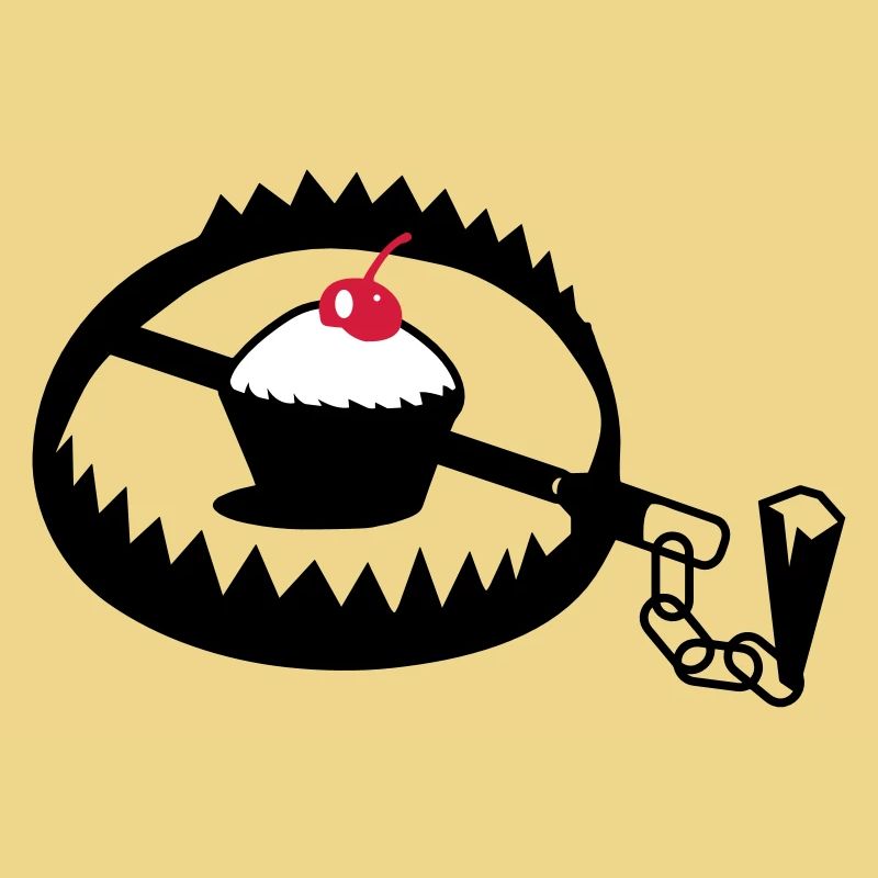 iron with cupcake