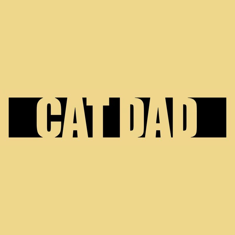Cat Dad Stripe Design
