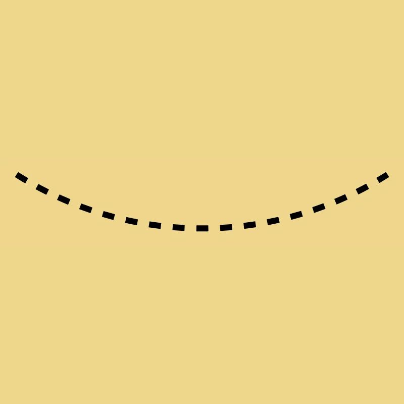 Dashed Curved Line