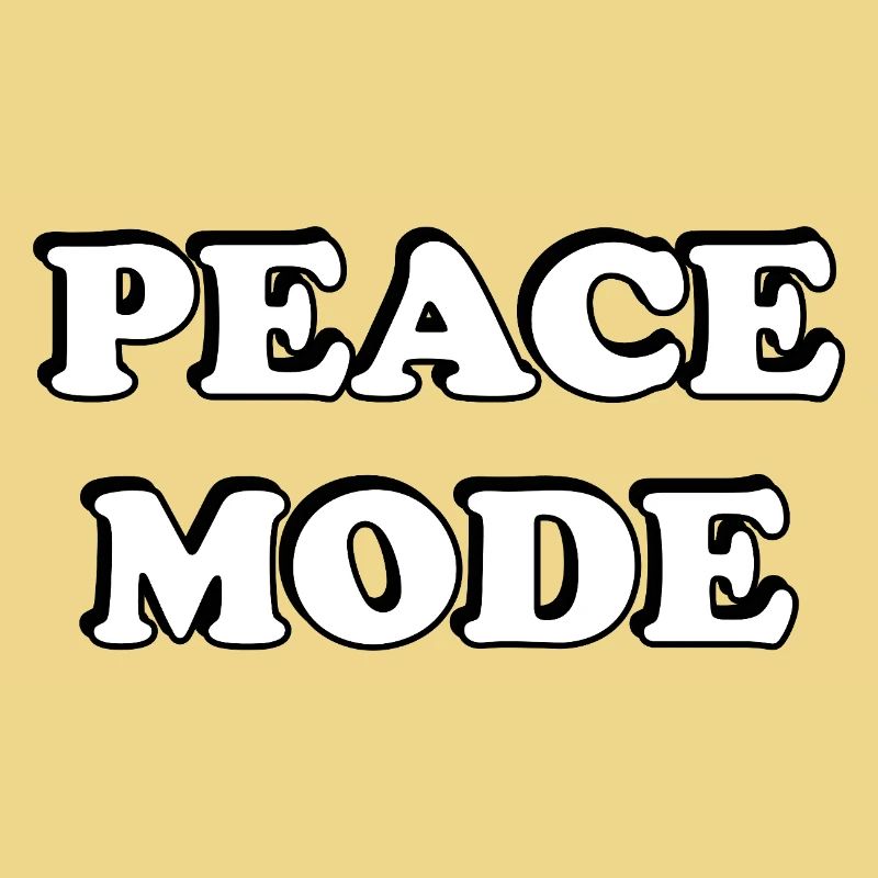 Mode Paix Typographie en gras Tee