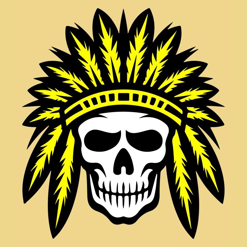 Crâne de chef indien apache