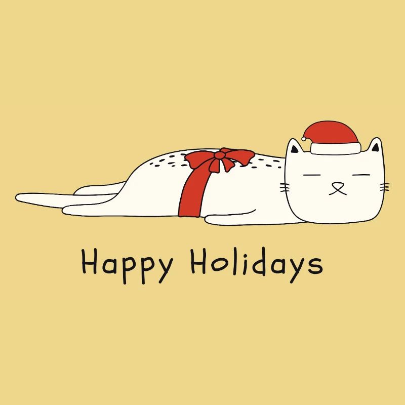 Drôle de chat Noël