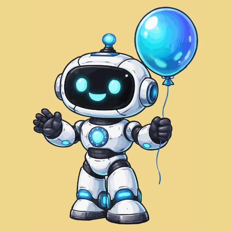 Small robot with balloon