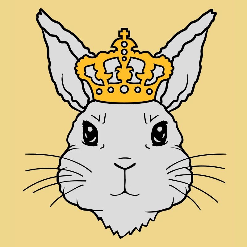 King Rabbit Crown Visage