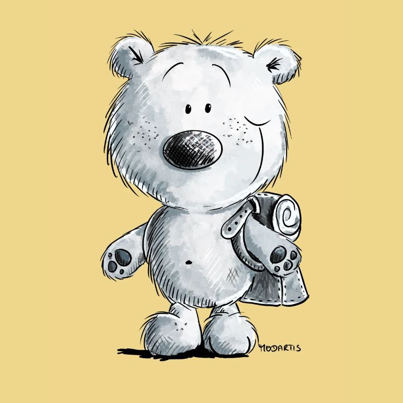 Schulkind Eisbär I Einschulung 1. Klasse Geschenk