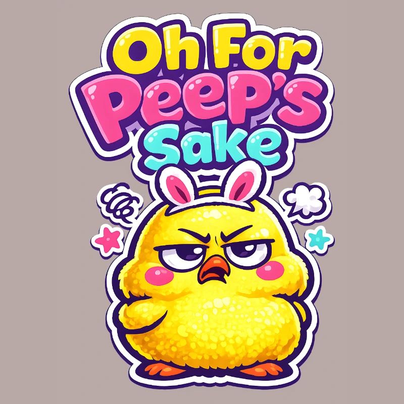Happy Easter Easter Chick Vintage