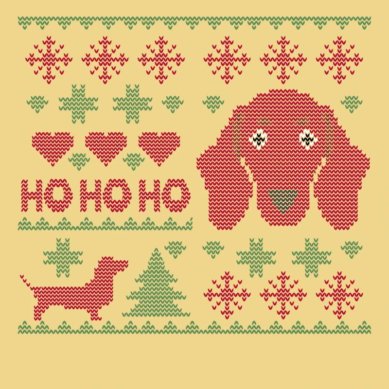 Pull de Noël laid Teckel