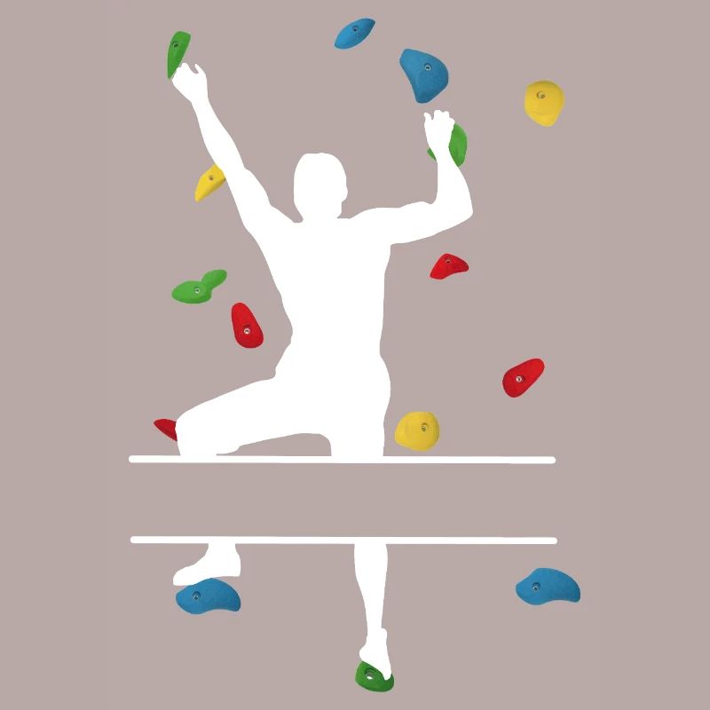 Climbing Wall Man White – Custom Climber
