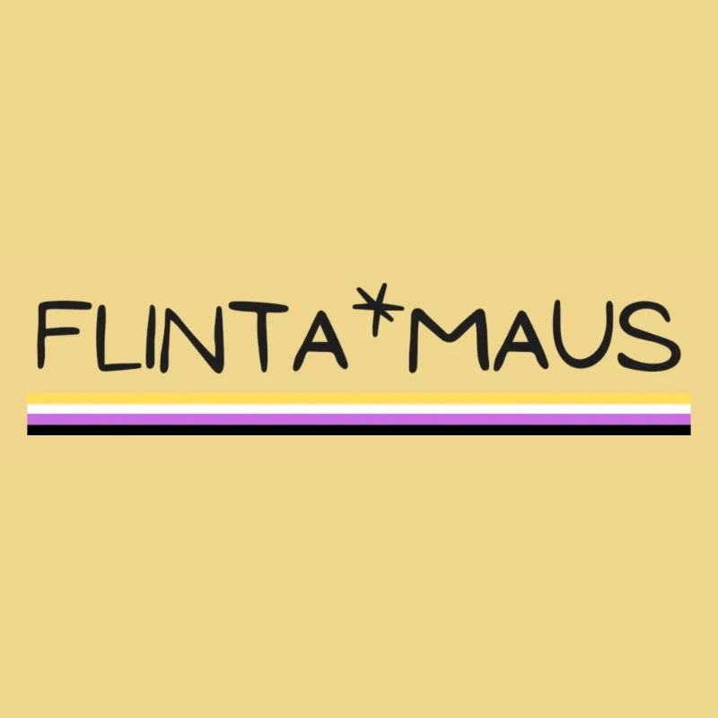Flinta*Maus Logo non binary flag