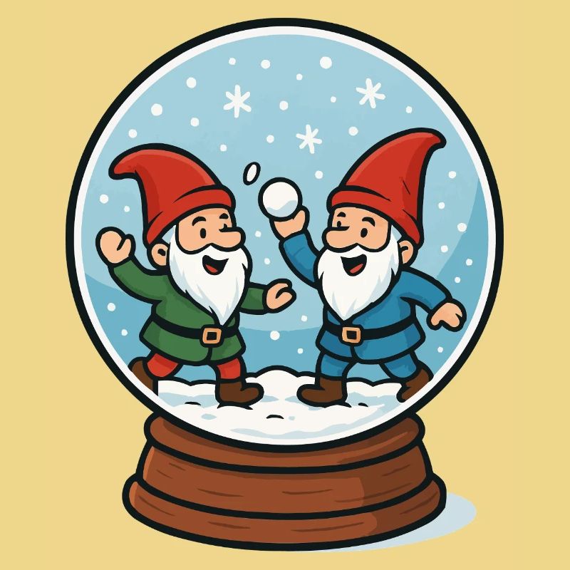 Dwarfs in a snow globe