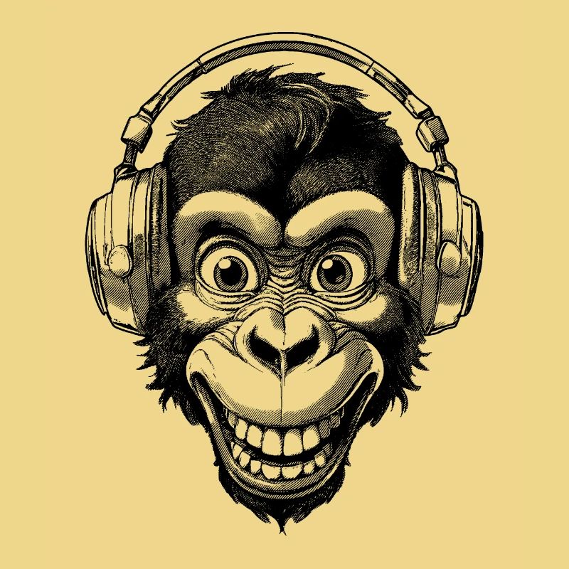 Chimpanzee T-Shirt for Creative Music Educators