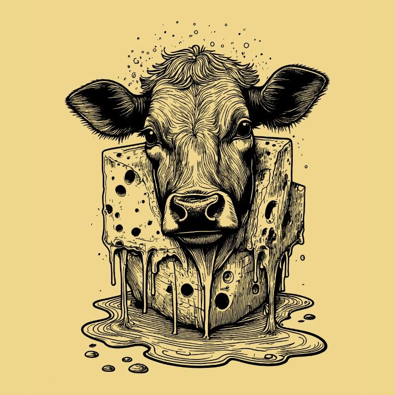 Chemise à raclette de vache inspirée du style rustique