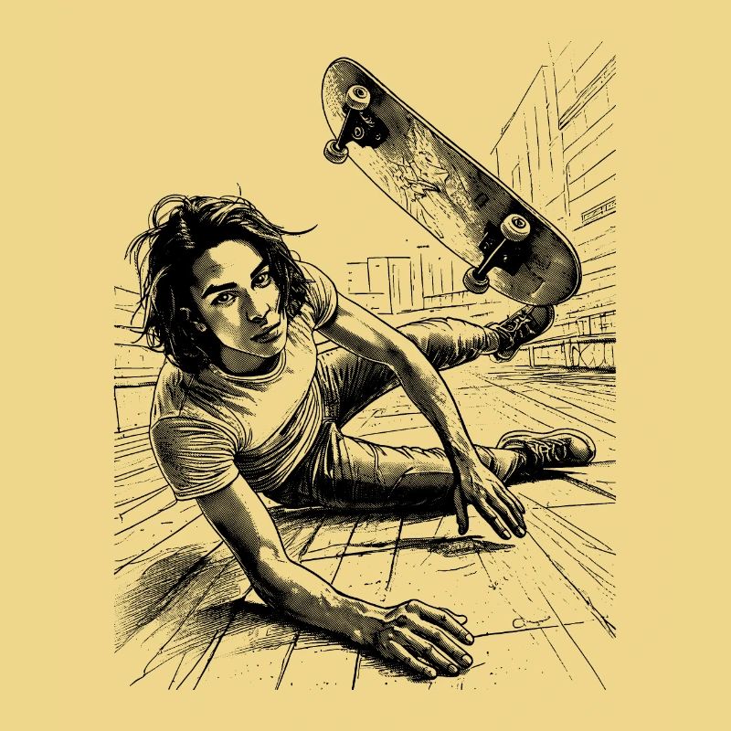 Skater Mayhem on Wheels Shirt