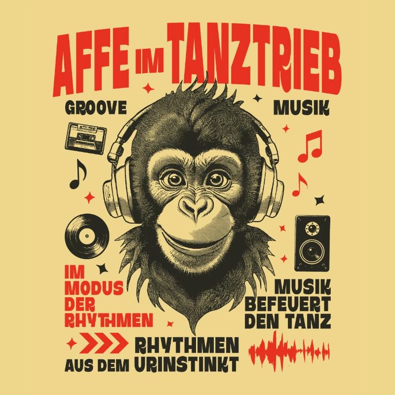 Wild Beat T-Shirt – Pure Monkey Dance