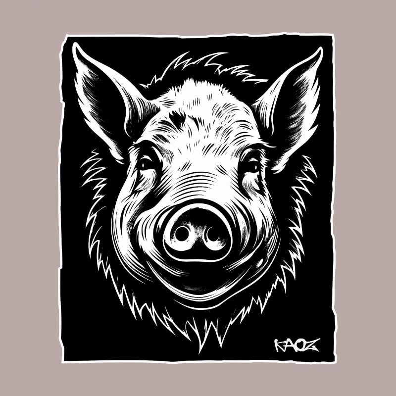ein Schwein, eine Sau, ein Eber