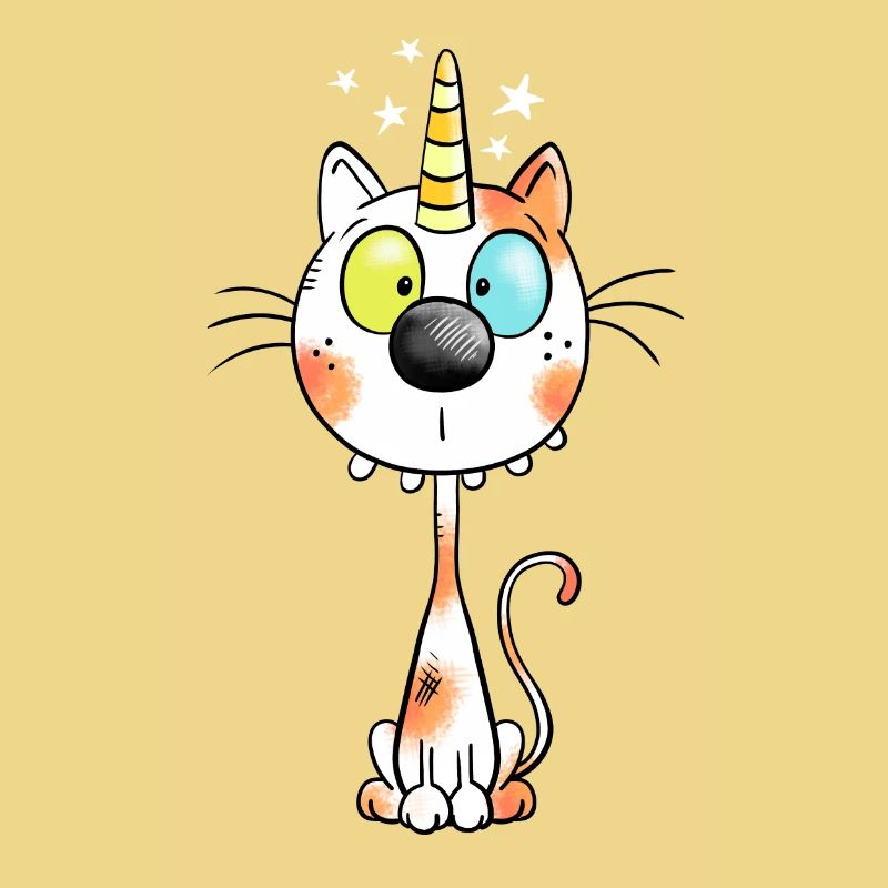 Mignon chat comique