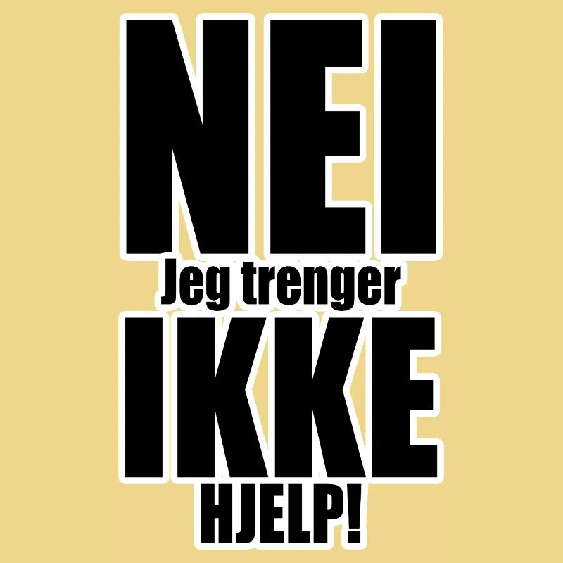 No Not Help Typography