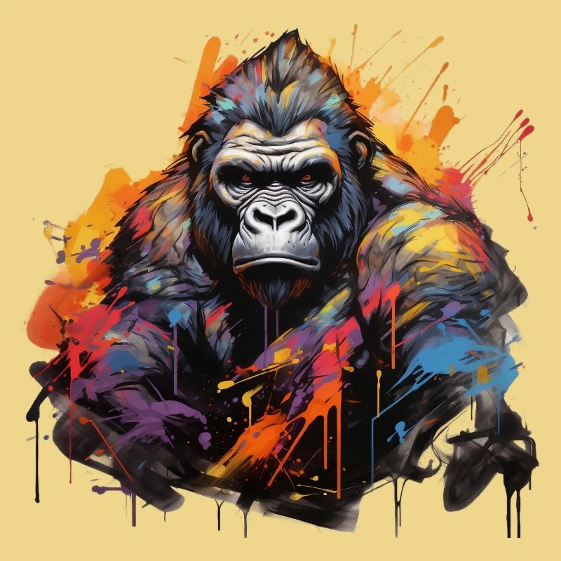 Stoic Gorilla. Graffiti-style wisdom.