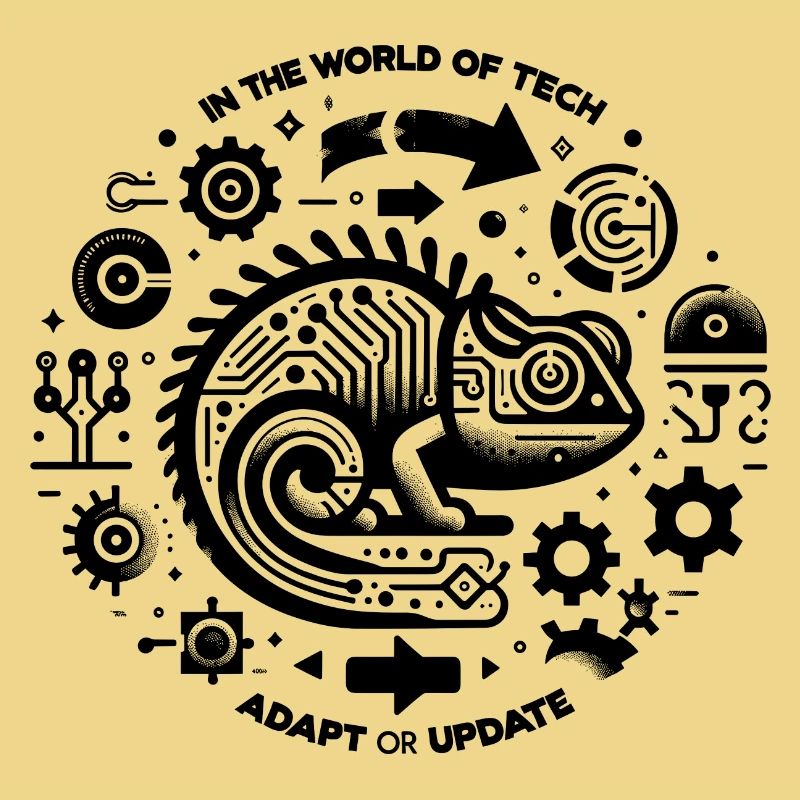 In der Welt der Technik anpassen oder aktualisieren