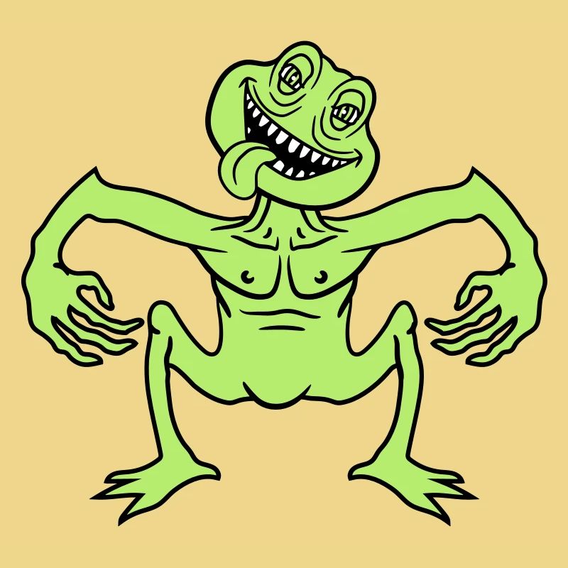 verrueckt daemon gnom klein horror halloween gesic