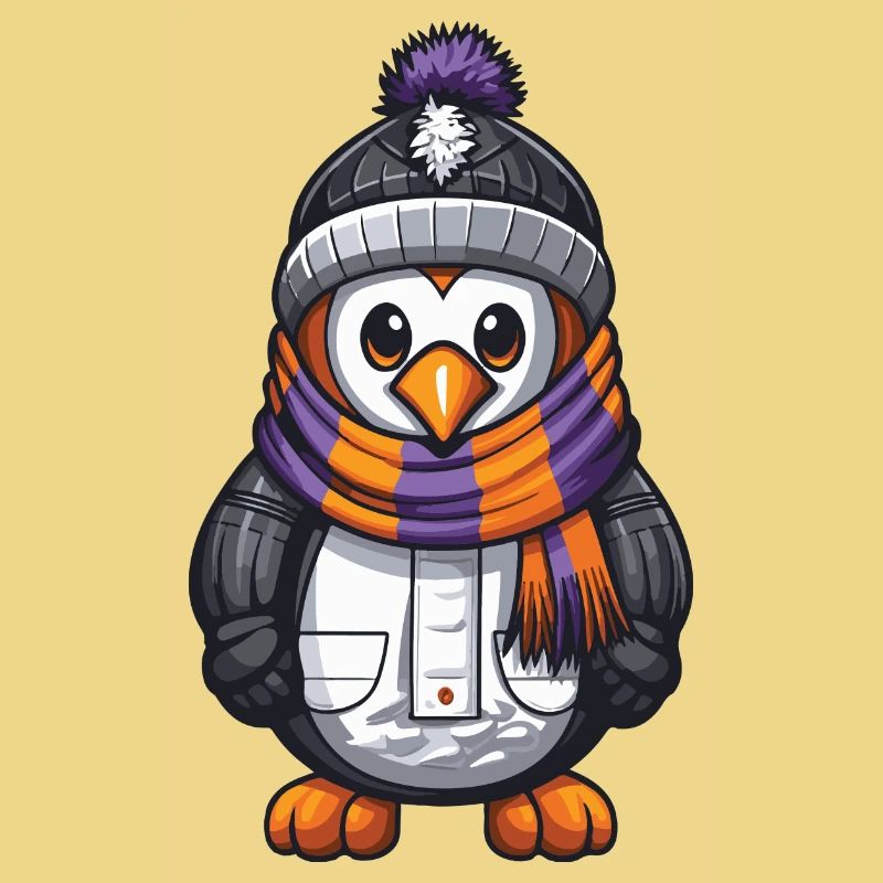 Pingouin Comic Hiver