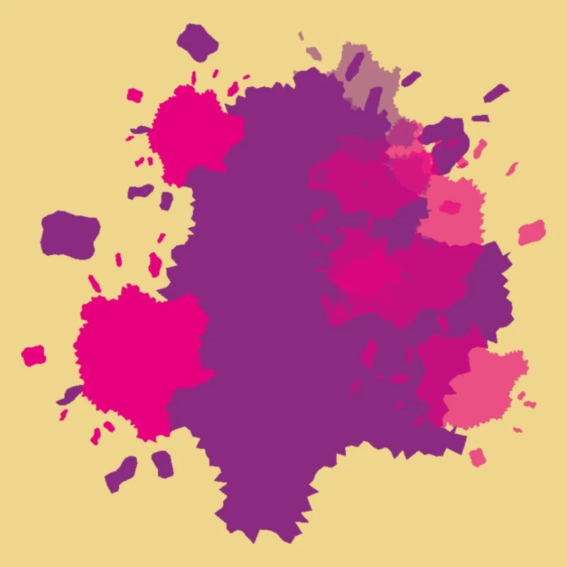 Farbklecks Rosa