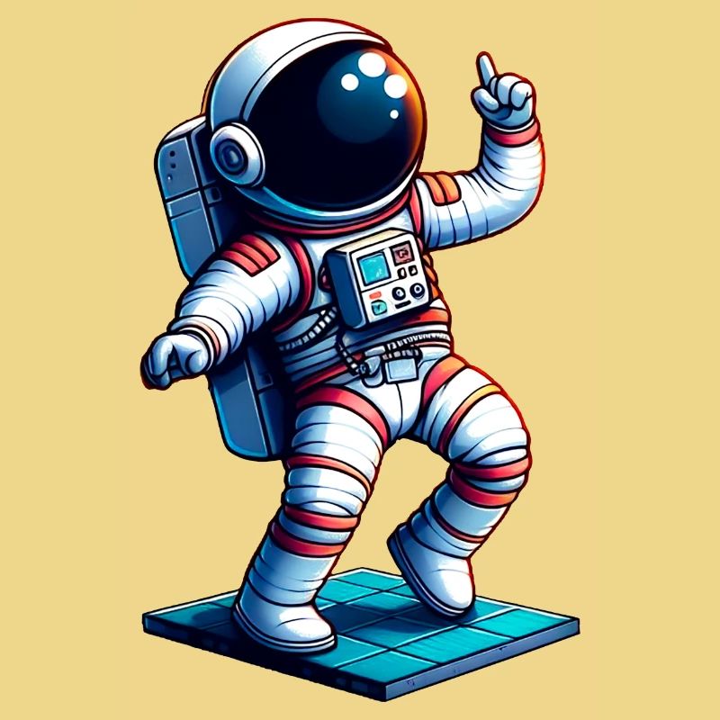 Héros De L'Espace - Mignon Astronaut