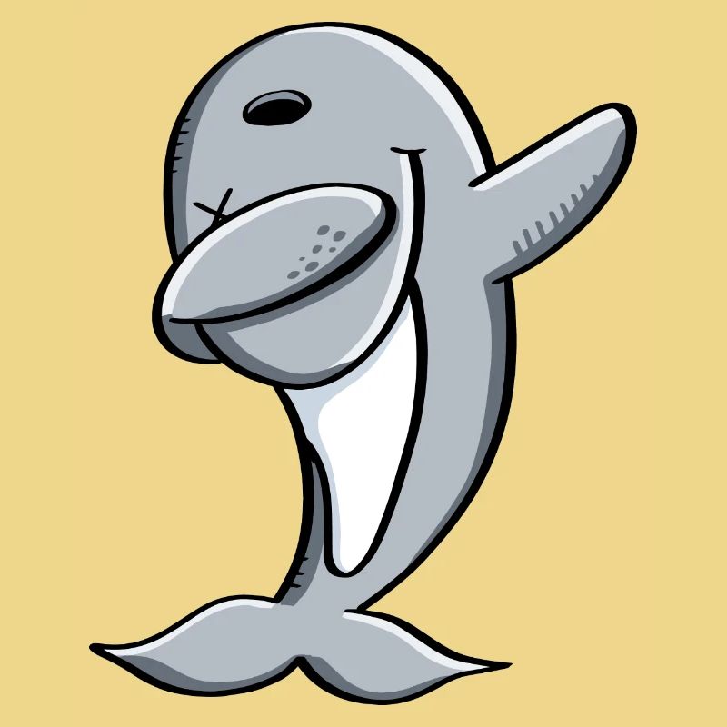 Delfin macht Dab Dance - Dabbing - Delphin - Comic