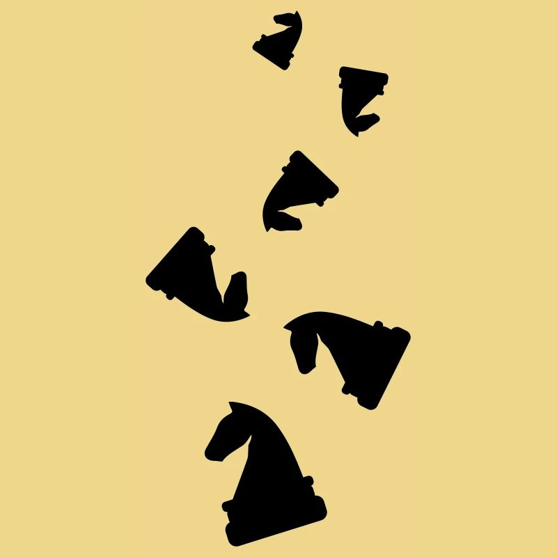Pièce d’échecs pour chevaux