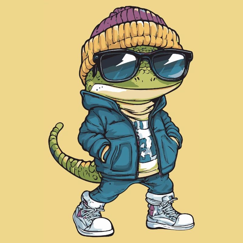 Lizard Cool Comic