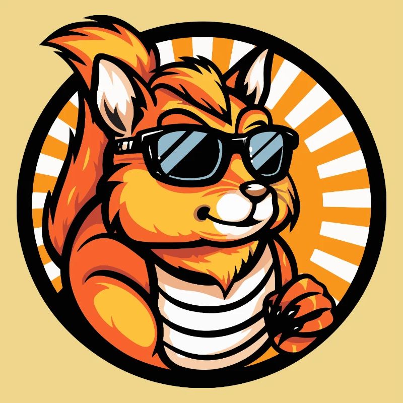 Squirrel Comic Cool Summer