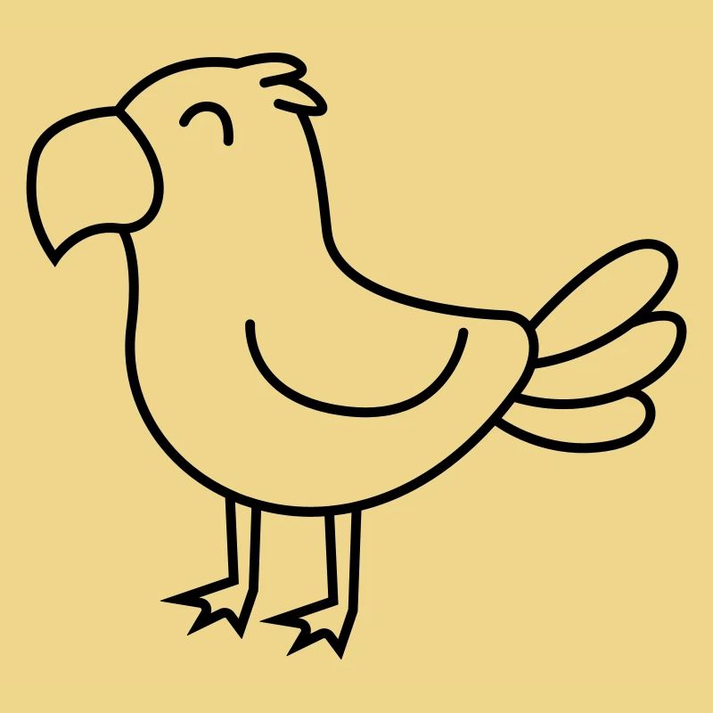Parrot Comic Animal