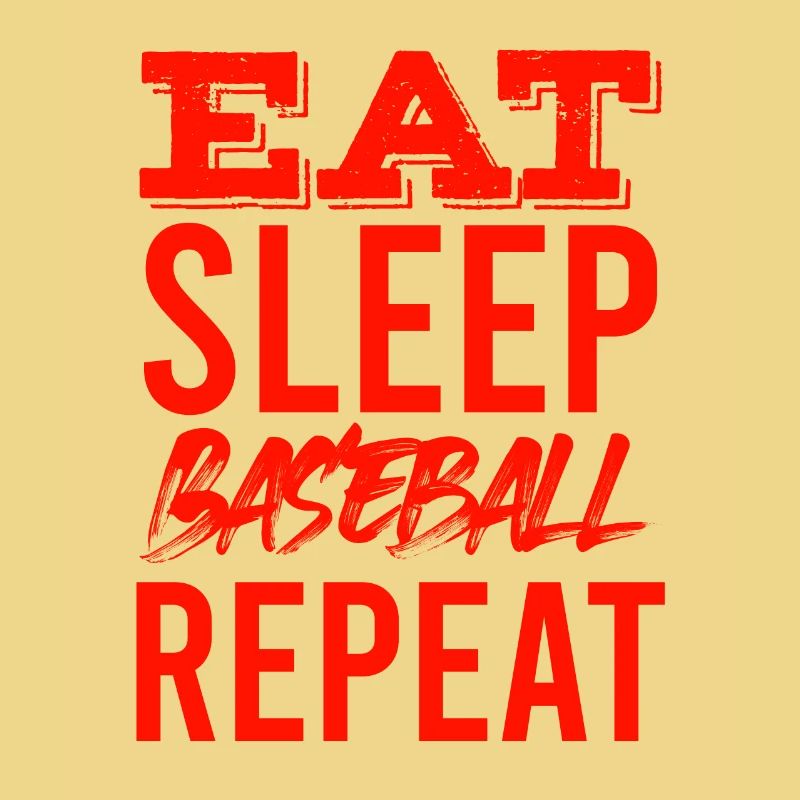 manger dormir baseball répéter