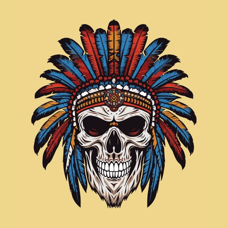 Crâne de chef indien Apache