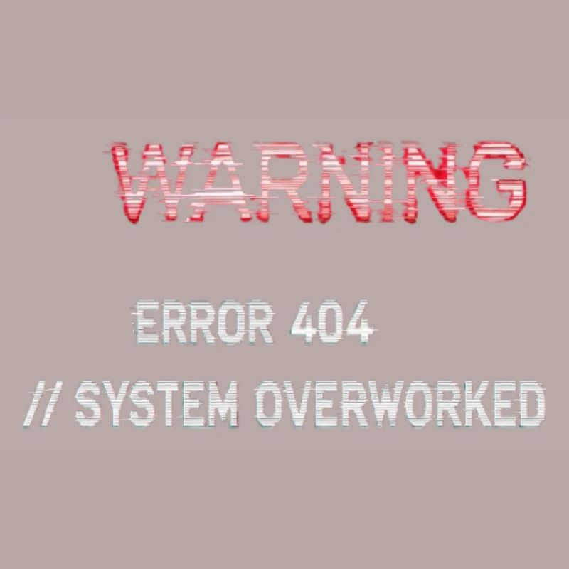Fehlerwarnung – Systemfehler 404