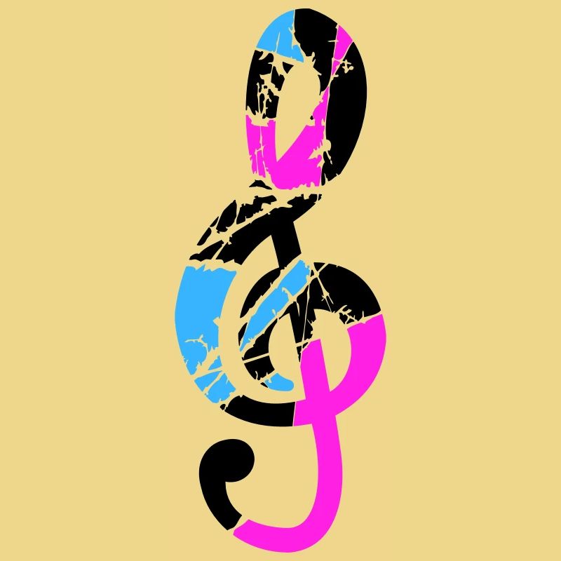 Music clef note melody music note sound
