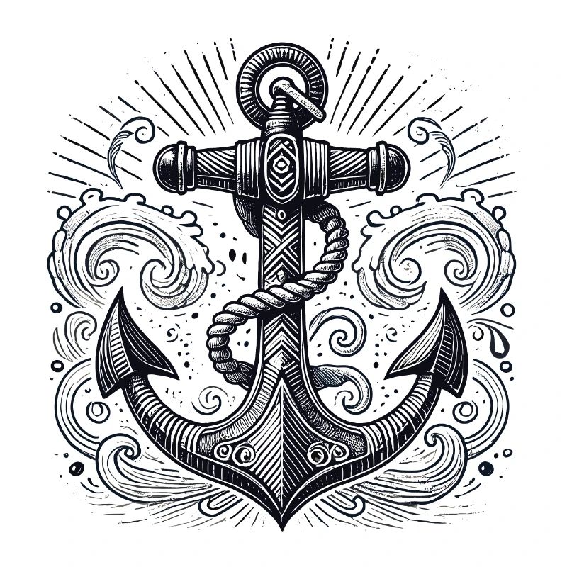 Anker Schiffsanker Anker cool maritim Geschenk