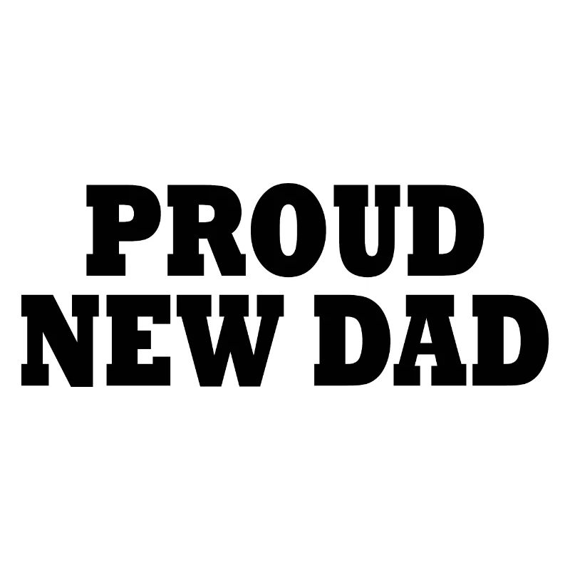 Proud new dad
