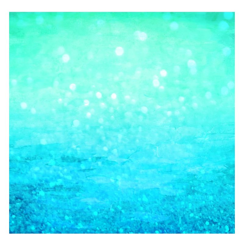 Pretty Bright Blue Glitter Bokeh Gradient